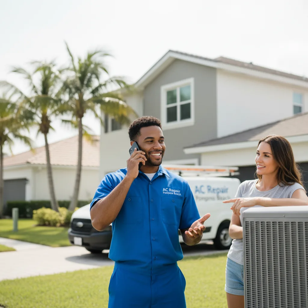 AC Repair Pompano Beach customer support in Orland Hills
